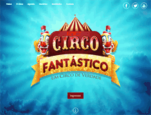 Tablet Screenshot of circofantastico.com.br